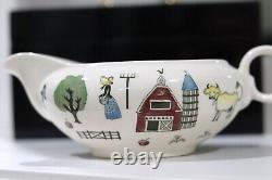 Vintage 50's Johnson Brothers McDonalds Farm Gravy Boat England very rare