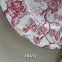 Vintage English Chippendale Johnson Brothers 10 Inch Plates Set Of 10 Rose china