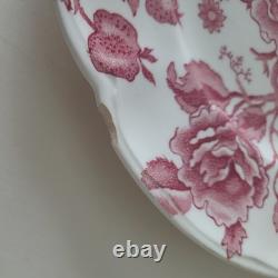 Vintage English Chippendale Johnson Brothers 10 Inch Plates Set Of 10 Rose china