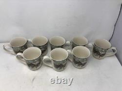 Vintage Friendly Village Johnson Bros China Set 53 Pieces of Timeless Elegance Vintage Friendly Village Johnson Bros China Set 53 Pieces of Timeless Elegance