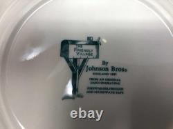 Vintage Friendly Village Johnson Bros China Set 53 Pieces of Timeless Elegance