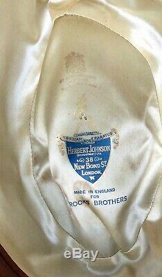 Vintage Herbert Johnson for Brooks Brothers Brown Felt Fedora