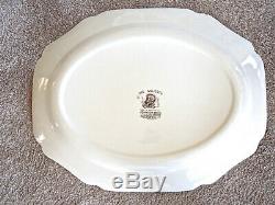 Vintage His Majesty Turkey Platter by Johnson Bros. Large 22 by 16