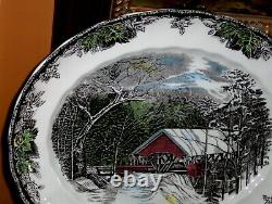 Vintage JOHNSON BROS England Friendly Village Cookie Dish Fruit Bowl Porcelain