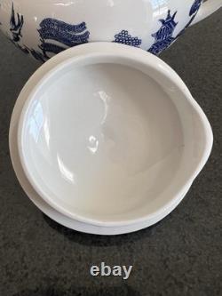 Vintage Johnson Bros. Blue Willow Large Teapot & Lid England 2nd