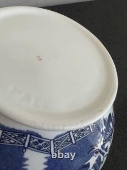 Vintage Johnson Bros. Blue Willow Large Teapot & Lid England 2nd