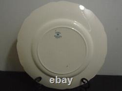 Vintage Johnson Bros. England Pareek Green Gold Dinner Plate Jb438 Lot Of 9