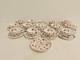 Vintage Johnson Bros. English Porcelain Rosebud Chintz Set Of 14 Cups&saucers