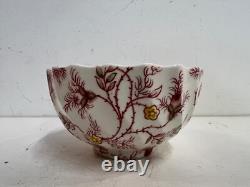 Vintage Johnson Bros. English Porcelain Rosebud Chintz Set of 14 Cups&Saucers