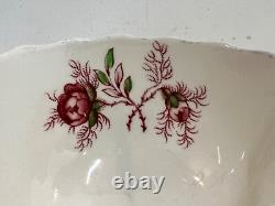 Vintage Johnson Bros. English Porcelain Rosebud Chintz Set of 14 Cups&Saucers