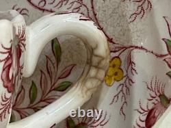 Vintage Johnson Bros. English Porcelain Rosebud Chintz Set of 14 Cups&Saucers