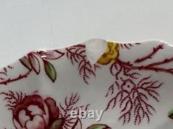 Vintage Johnson Bros. English Porcelain Rosebud Chintz Set of 14 Cups&Saucers