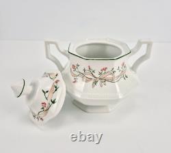 Vintage Johnson Bros Eternal Beau 21 Piece Teapot Set Made In England 1980s VGC