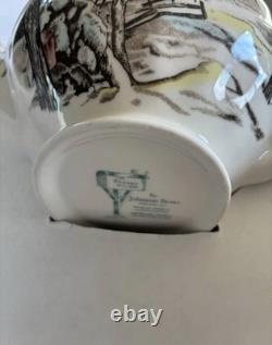 Vintage Johnson Bros Friendly Village 13 Piece Tea Set Service For 4 WithBox