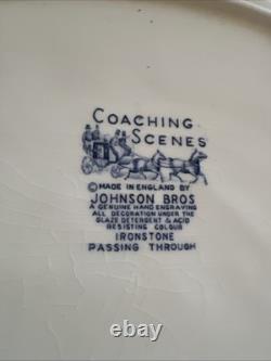 Vintage Johnson Bros Friendly Village China Set Winter Scene