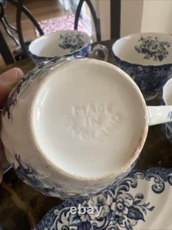 Vintage Johnson Bros Friendly Village China Set Winter Scene