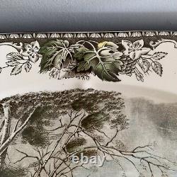 Vintage Johnson Bros Friendly Village Pattern Large 20x16 Platter