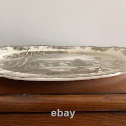Vintage Johnson Bros Friendly Village Pattern Large 20x16 Platter
