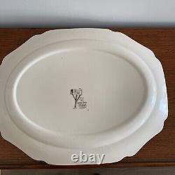 Vintage Johnson Bros Friendly Village Pattern Large 20x16 Platter