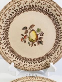 Vintage Johnson Bros Fruit Sampler Old Granite Dinnerware Set