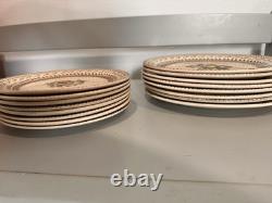 Vintage Johnson Bros Fruit Sampler Old Granite Dinnerware Set