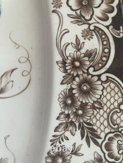 Vintage Johnson Bros Hand Etched Windsor Ware Large Platter 20