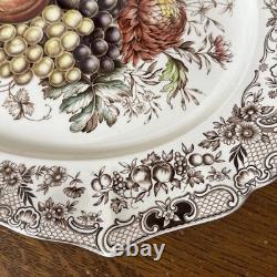 Vintage Johnson Bros Harvest Fruit Windsor Ware Large Platter 20 -England -FR S
