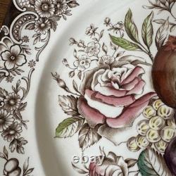Vintage Johnson Bros Harvest Fruit Windsor Ware Large Platter 20 -England -FR S