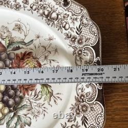 Vintage Johnson Bros Harvest Fruit Windsor Ware Large Platter 20 -England -FR S