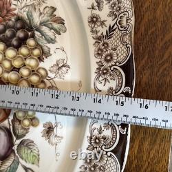 Vintage Johnson Bros Harvest Fruit Windsor Ware Large Platter 20 -England -FR S