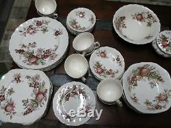 Vintage Johnson Bros Harvest Time Dishes Set 57 pieces, Made in England