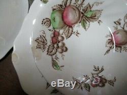 Vintage Johnson Bros Harvest Time Dishes Set 57 pieces, Made in England
