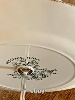 Vintage Johnson Bros Heritage Hall 3-Tiered Fruit Dip Stand Ironstone England
