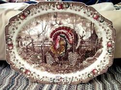 Vintage Johnson Bros His Majesty 20 Thanksgiving Turkey Platter