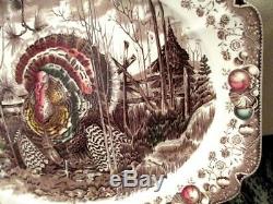 Vintage Johnson Bros His Majesty 20 Thanksgiving Turkey Platter