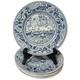 Vintage Johnson Bros Historic America Blue California Sacramento Salad Plates 6