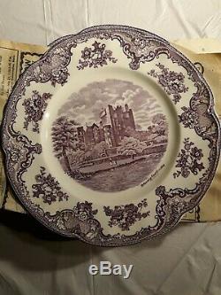 Vintage Johnson Bros Made In England Old Britain Castles Lavender 64 Piece Set