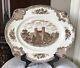 Vintage Johnson Bros-old Britain Castle Stafford Castle Art Decorative Platter