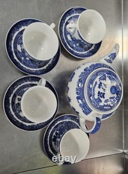 Vintage Johnson Bros. Teapot and Cup Set