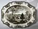 Vintage Johnson Bros The Friendly Village 20 Turkey Platter Withhanging Hardware