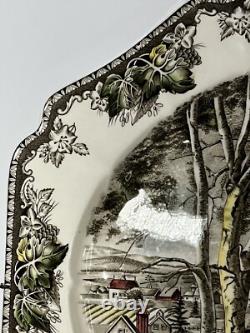Vintage Johnson Bros The Friendly Village 20 Turkey Platter WithHanging Hardware