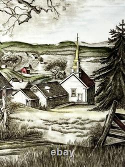 Vintage Johnson Bros The Friendly Village 20 Turkey Platter WithHanging Hardware