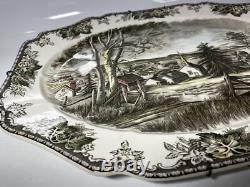 Vintage Johnson Bros The Friendly Village 20 Turkey Platter WithHanging Hardware