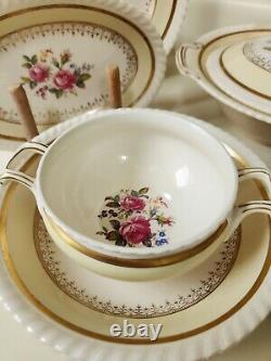 Vintage Johnson Bros WINDSOR WARE Floral Bouquet 1930s Full Set 51 Pieces