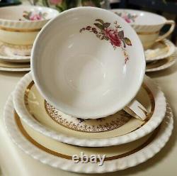 Vintage Johnson Bros WINDSOR WARE Floral Bouquet 1930s Full Set 51 Pieces
