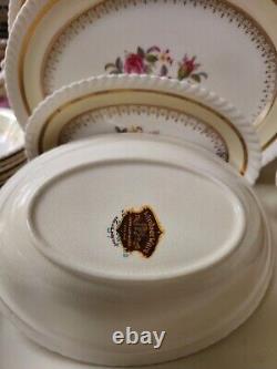 Vintage Johnson Bros WINDSOR WARE Floral Bouquet 1930s Full Set 51 Pieces