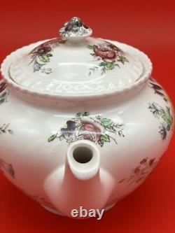 Vintage Johnson Bros Windsor Ware Garden Bouquet Tea SET WithCream & Sugar England