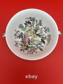 Vintage Johnson Bros Windsor Ware Garden Bouquet Tea SET WithCream & Sugar England