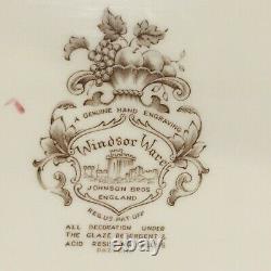 Vintage Johnson Bros Windsor Ware HARVEST FRUIT Large Platter 20