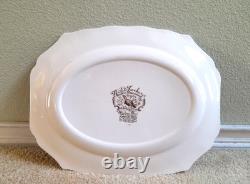 Vintage Johnson Bros Windsor Ware Wild Turkeys Large Turkey Platter 20X16 Vintage Johnson Bros Windsor Ware Wild Turkeys Large Turkey Platter 20X16